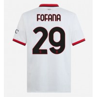 Fotballdrakt Herre AC Milan Youssouf Fofana #29 Bortedrakt 2024-25 Kortermet